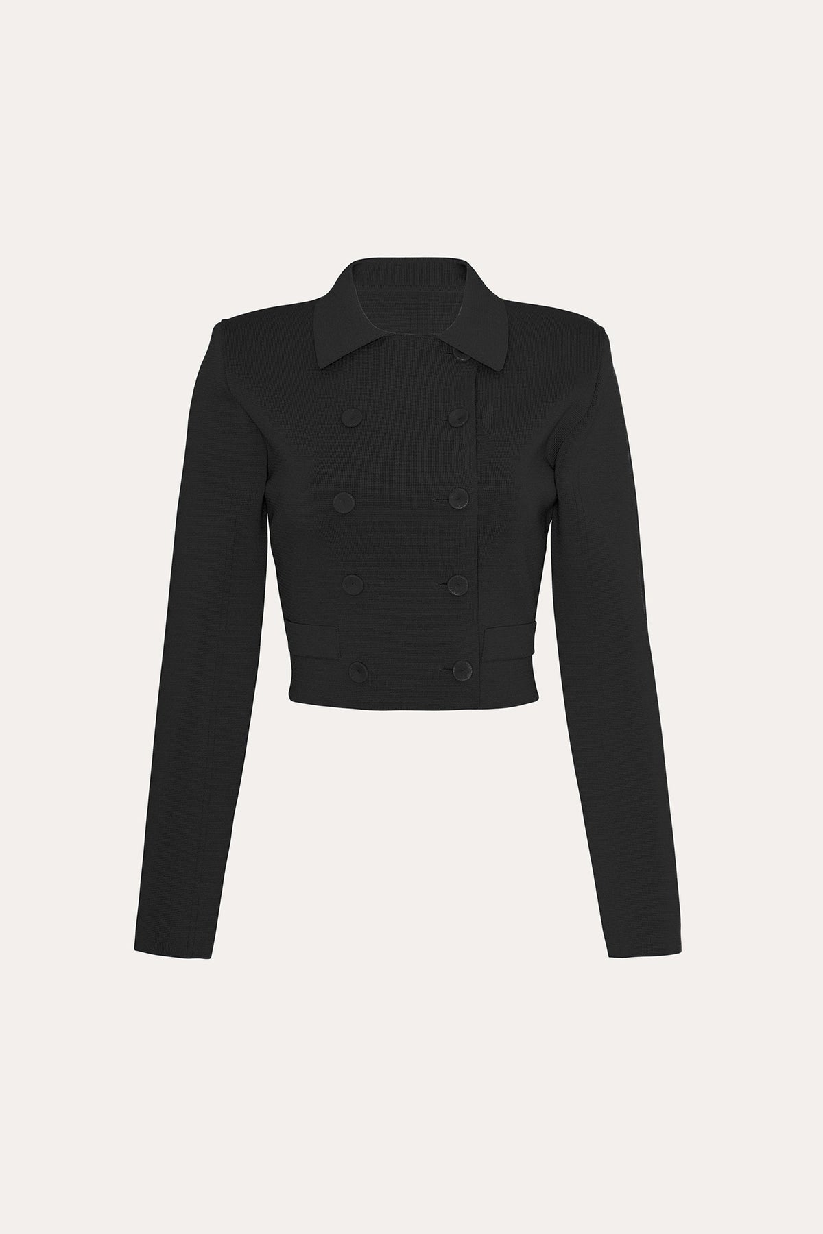 Elie Tahari Nolene Milano Sculpt Cropped Jacket