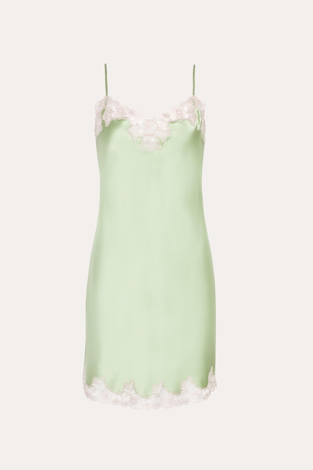 Elie Tahari Bria Silk Lace Slip Dress