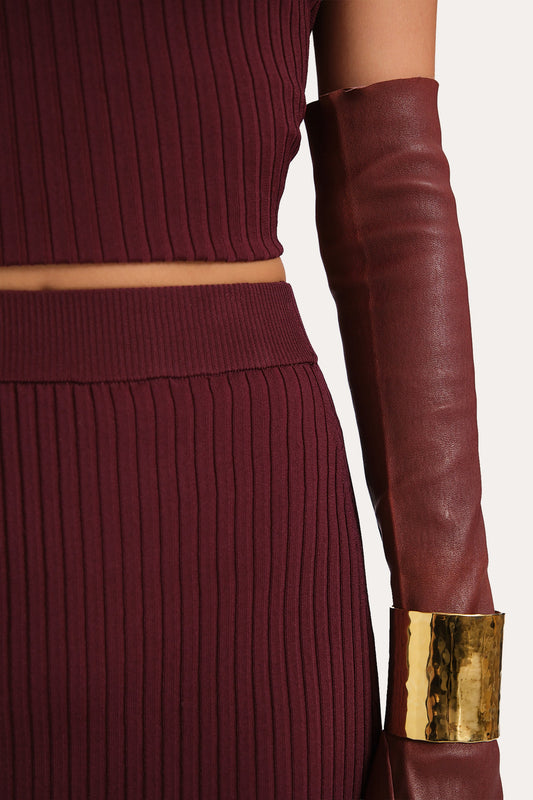 Elie Tahari Frankie Rib Sweater Skirt