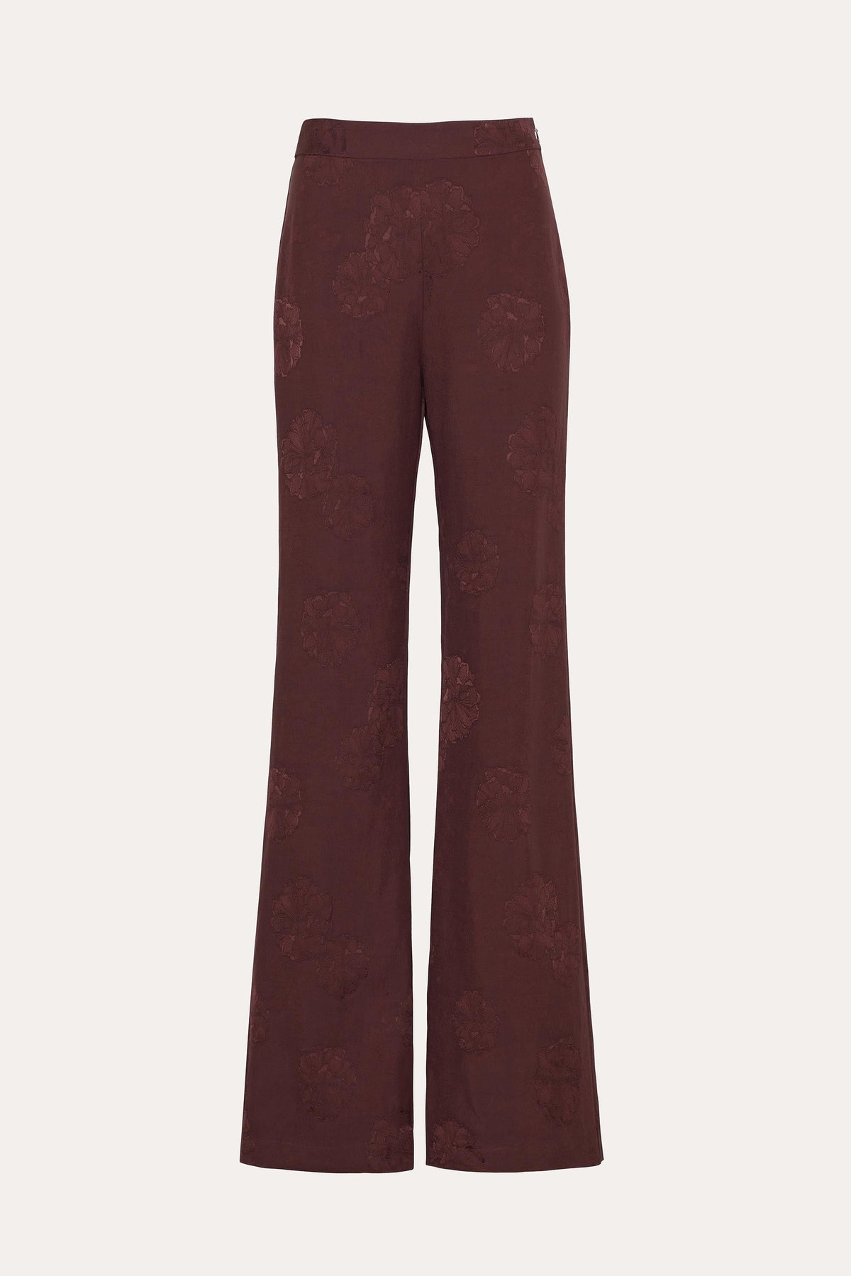 Elie Tahari Savannah Satin Jacquard Pants