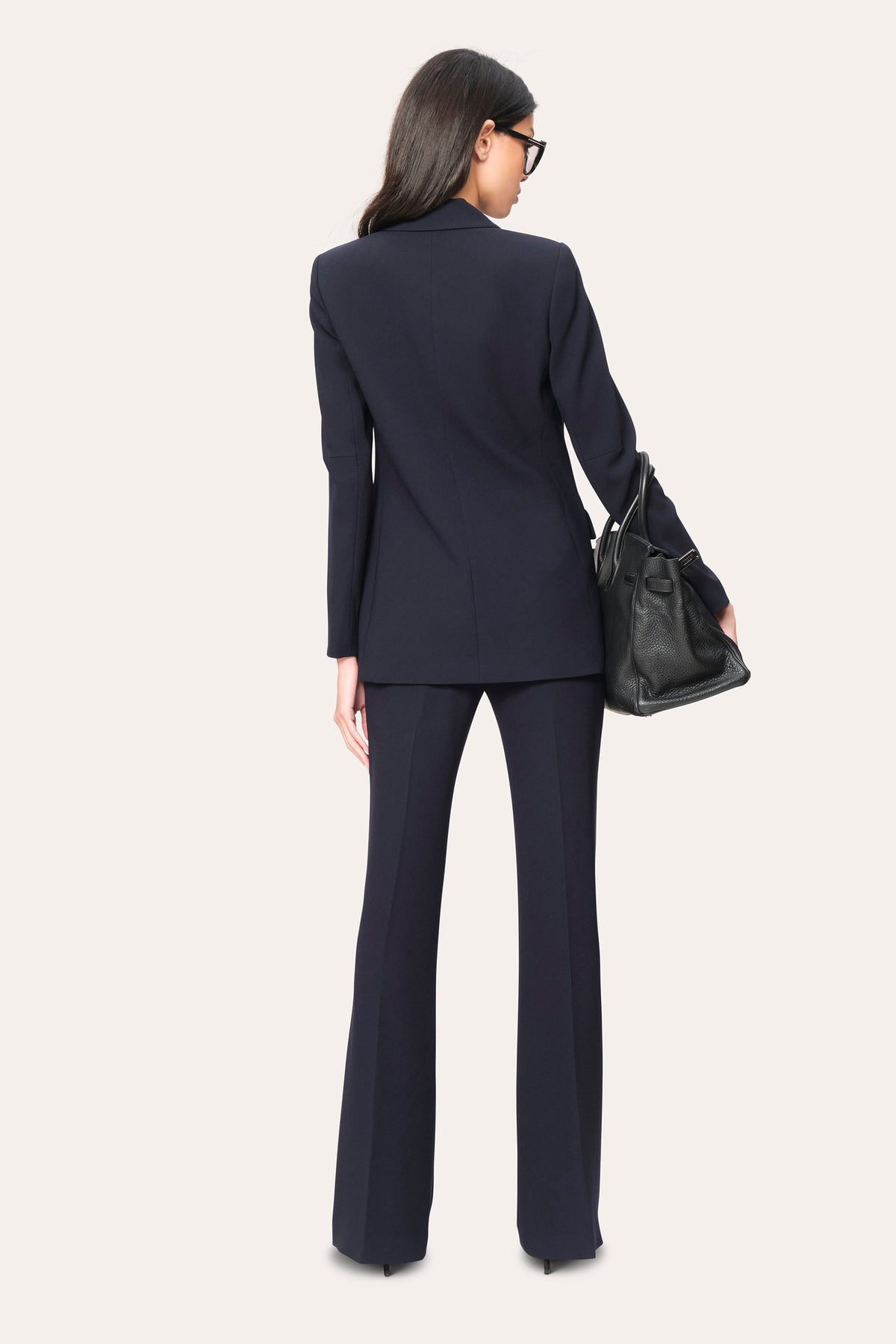 Elie Tahari Double Breasted Crepe Blazer