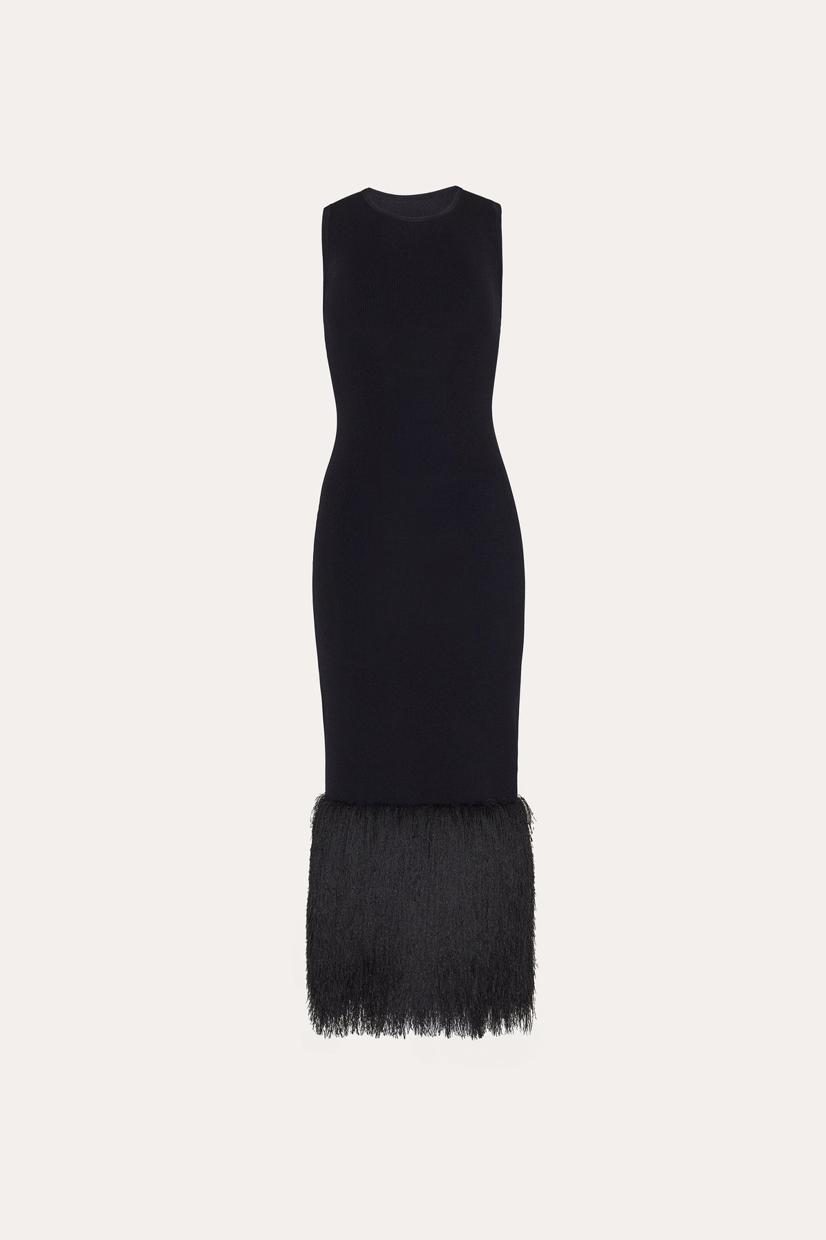 Elie Tahari Fringe Sculpt Dress