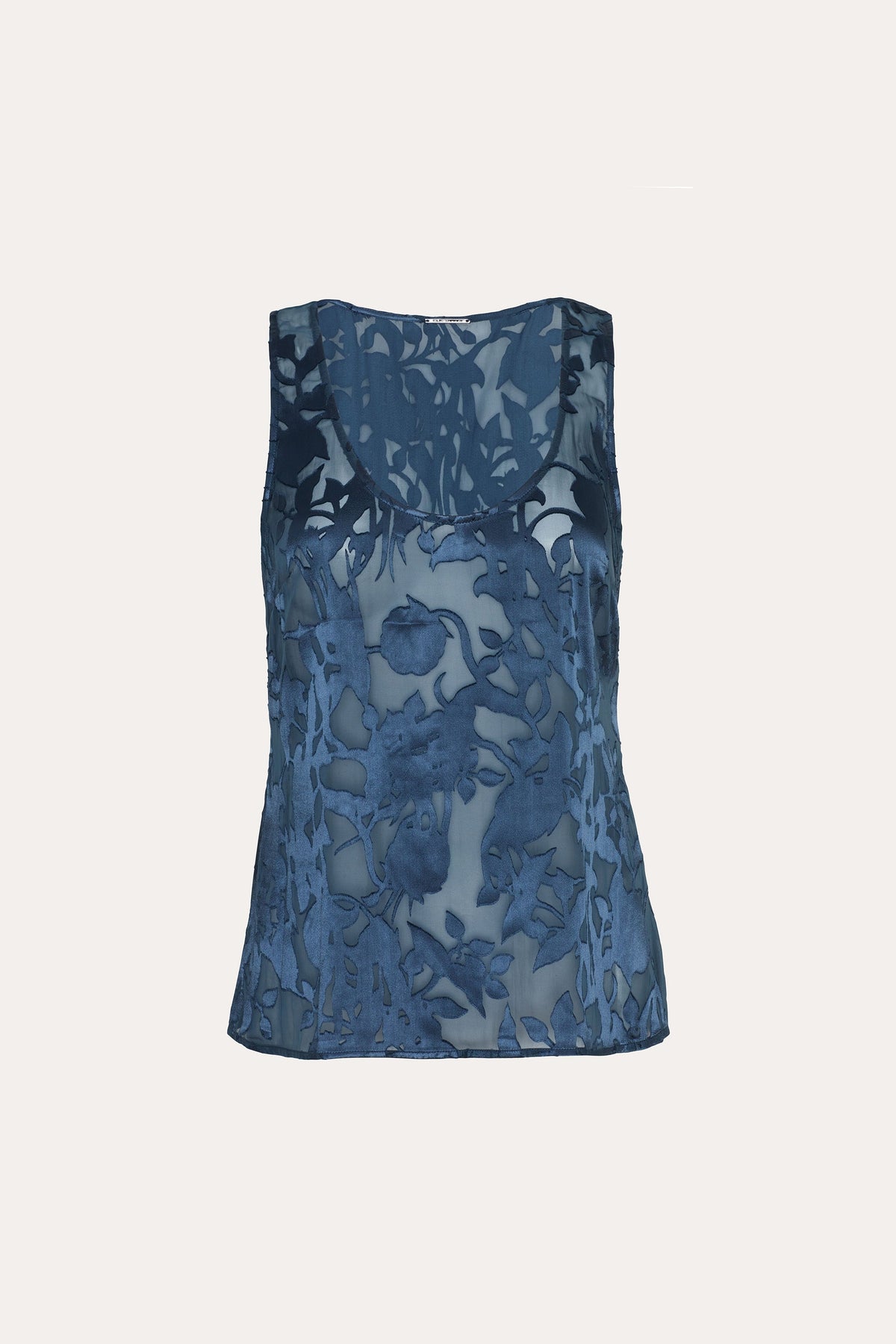 Elie Tahari Shadow Scoop Tank