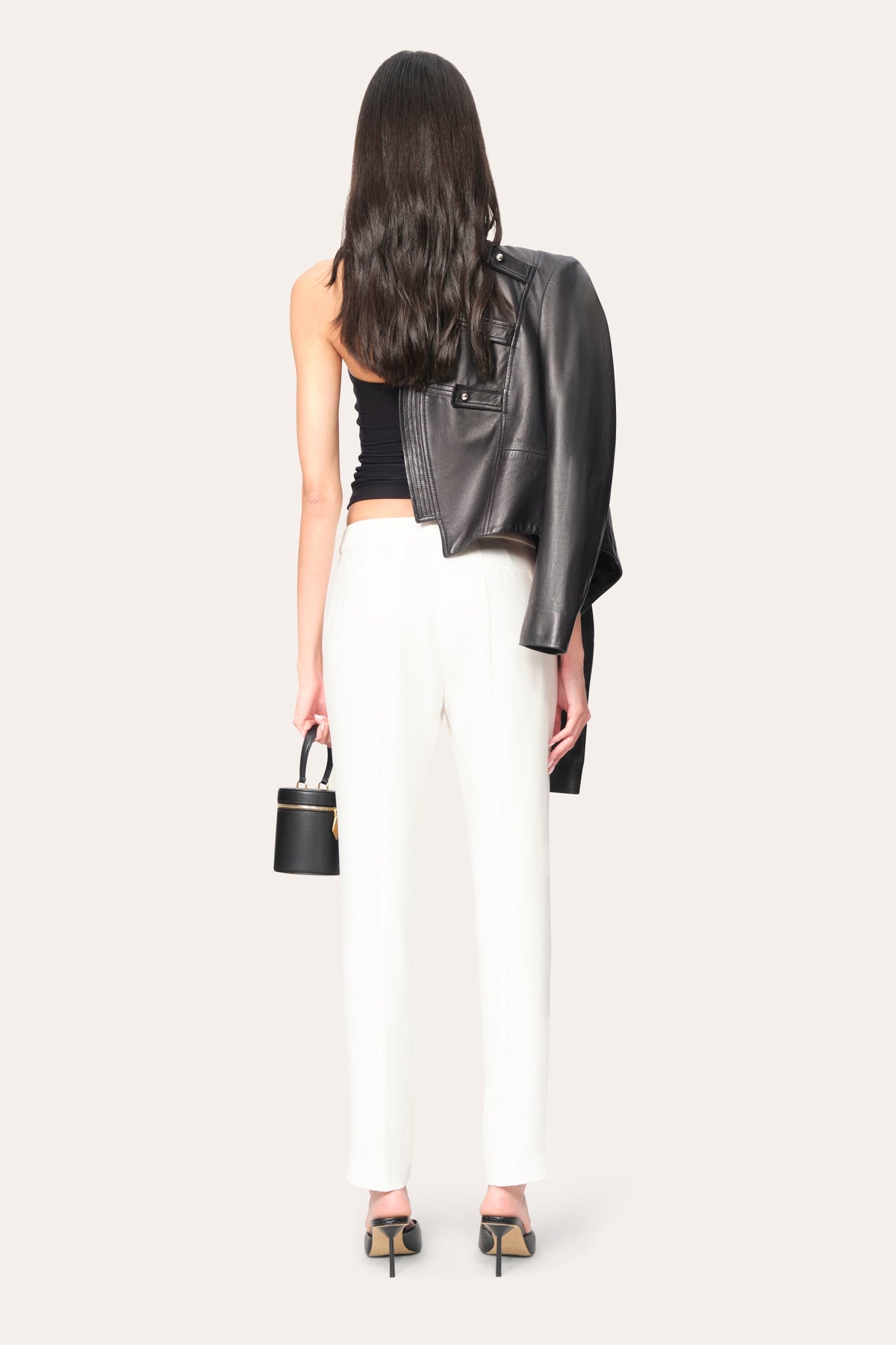 Elie Tahari Slim Crepe Pant