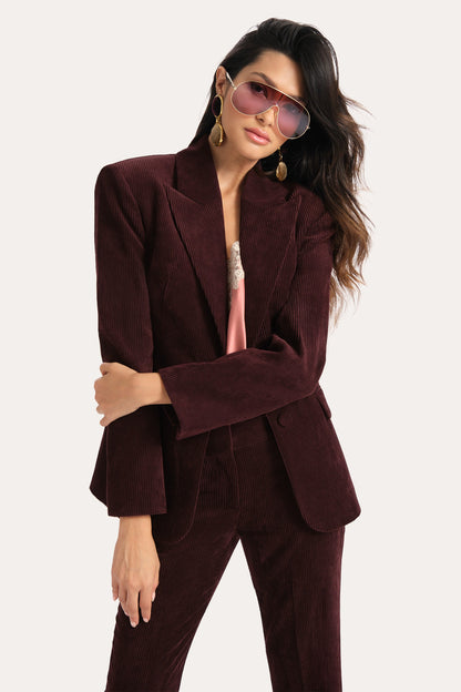 Elie Tahari Catalina Italian Corduroy Jacket