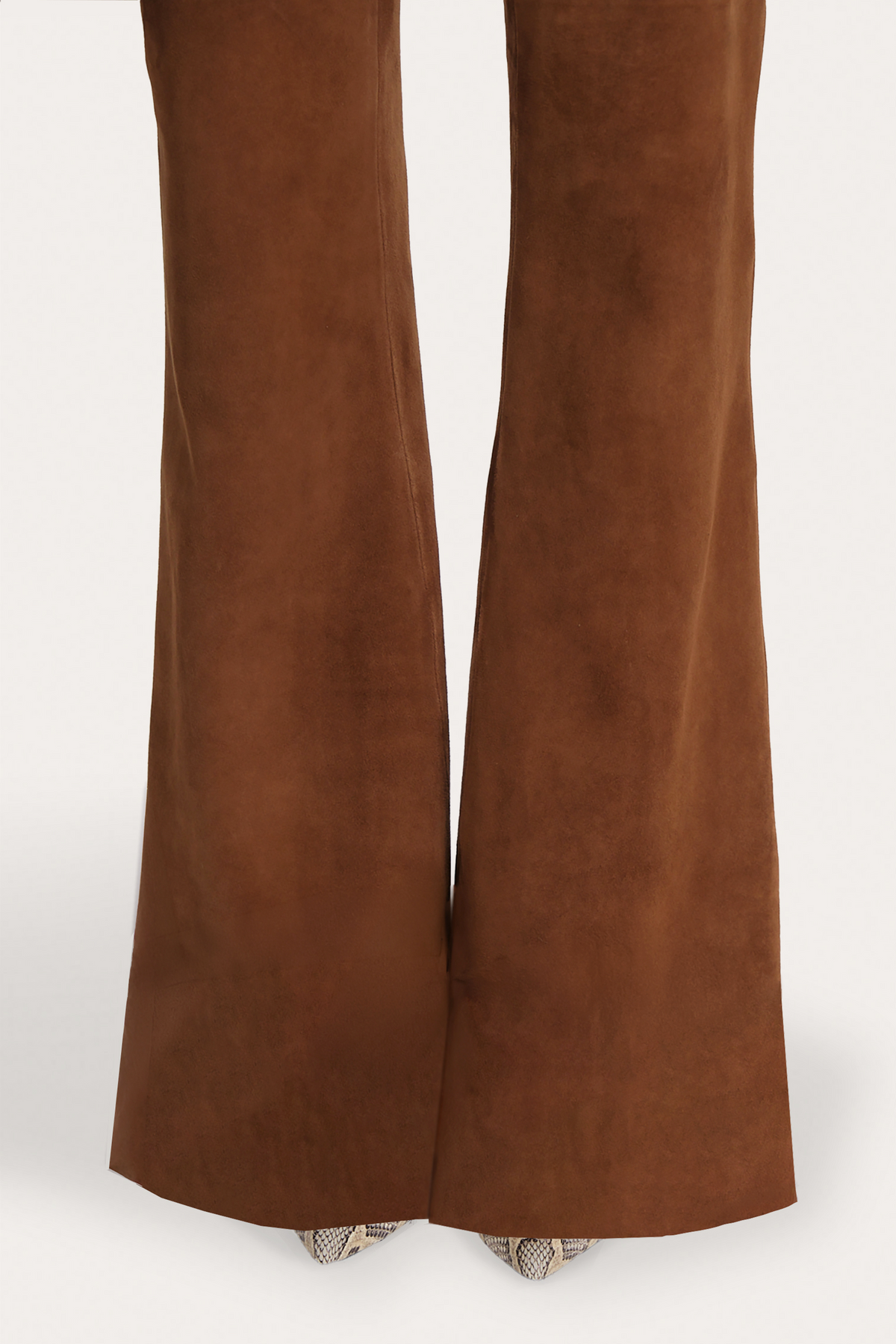 Elie Tahari Anouk Suede Flared Pants