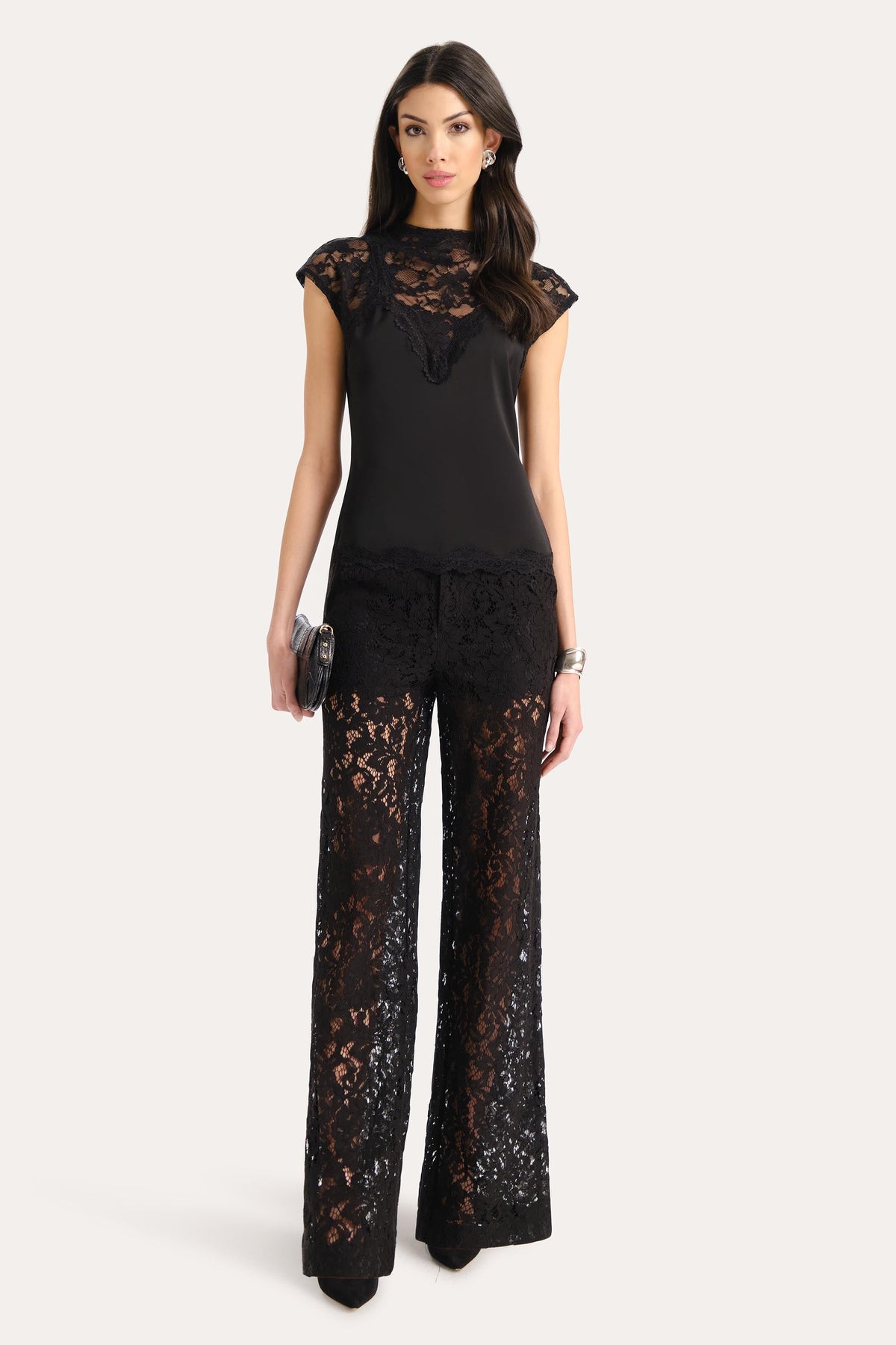 Elie Tahari Fleur Lace Pant
