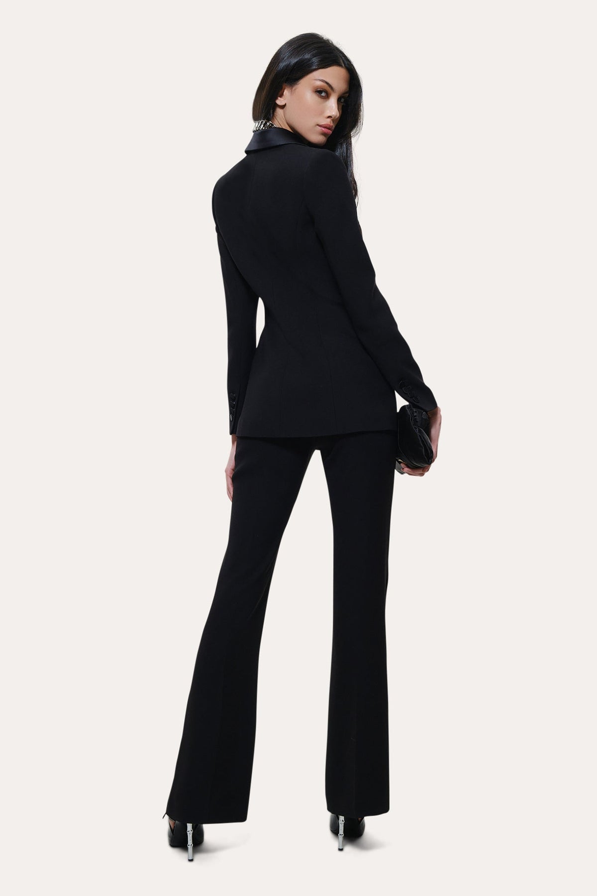 Elie Tahari Roxy Japanese Crepe Tuxedo Jacket
