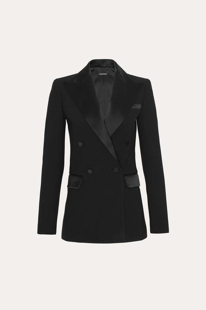 Elie Tahari Roxy Japanese Crepe Tuxedo Jacket