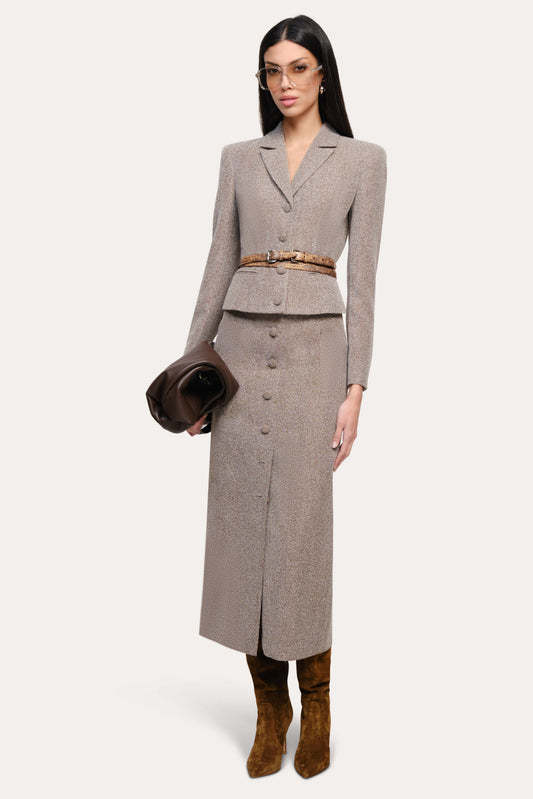 Elie Tahari Pamela Bouclé Tailored Blazer