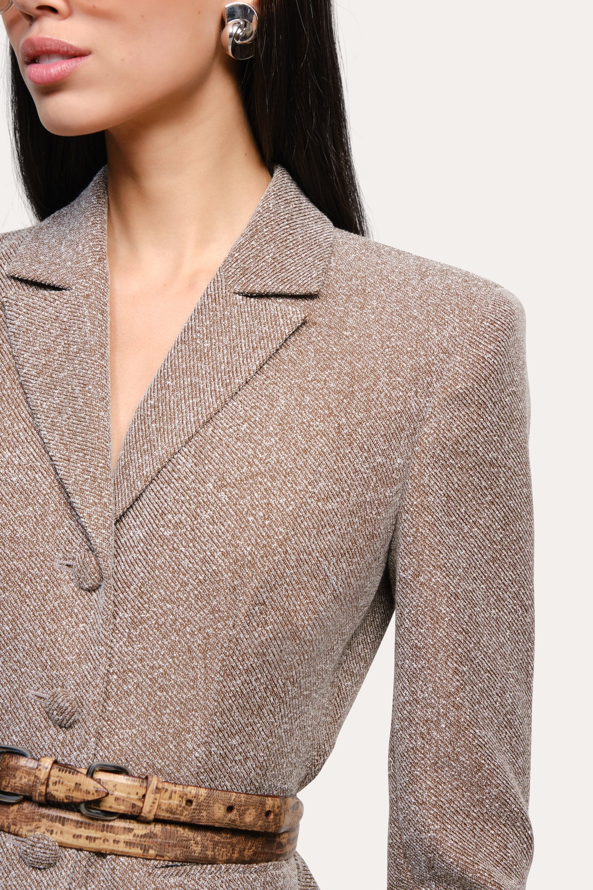 Elie Tahari Pamela Bouclé Tailored Blazer