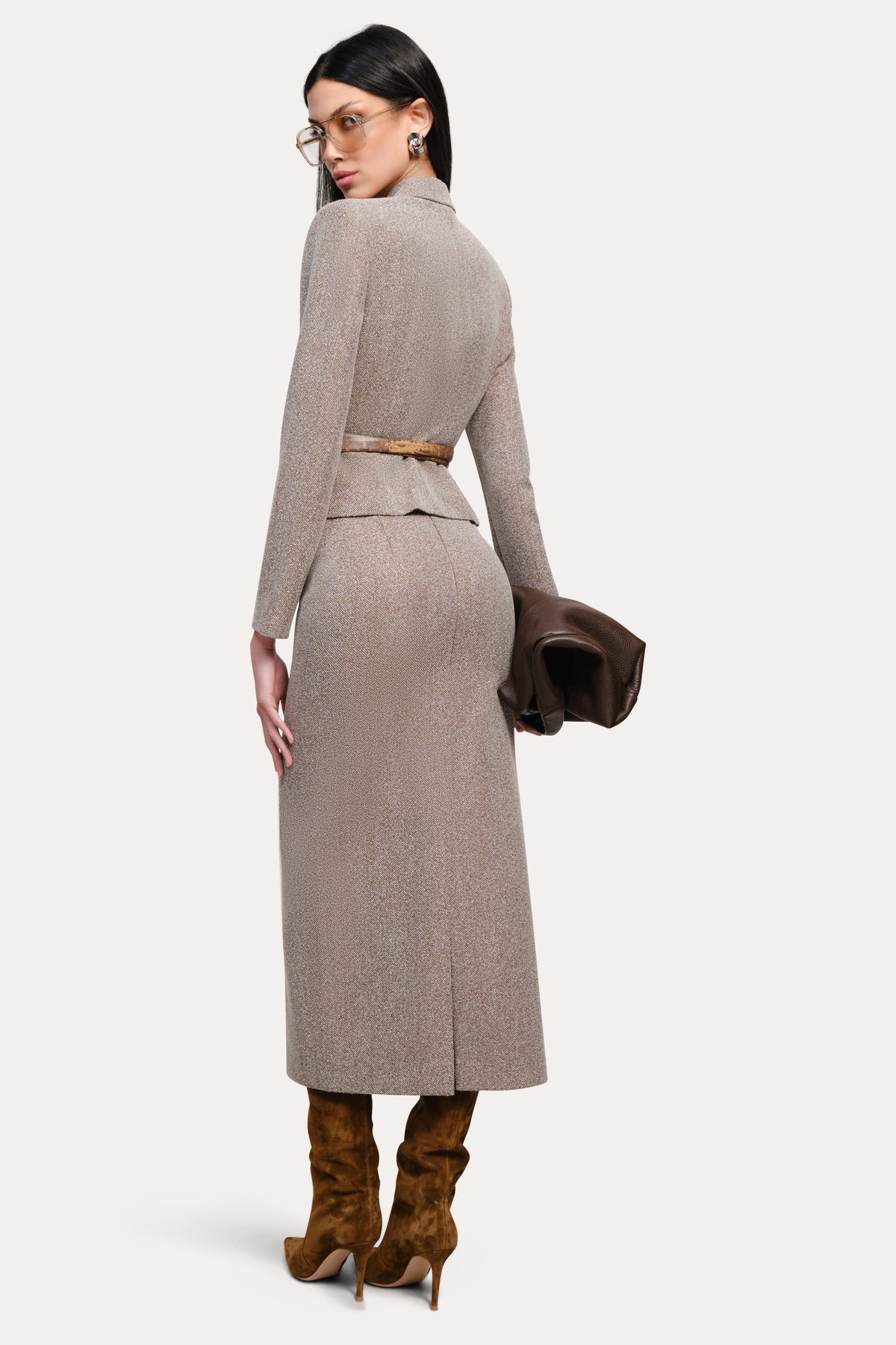Elie Tahari Pamela Bouclé Tailored Blazer