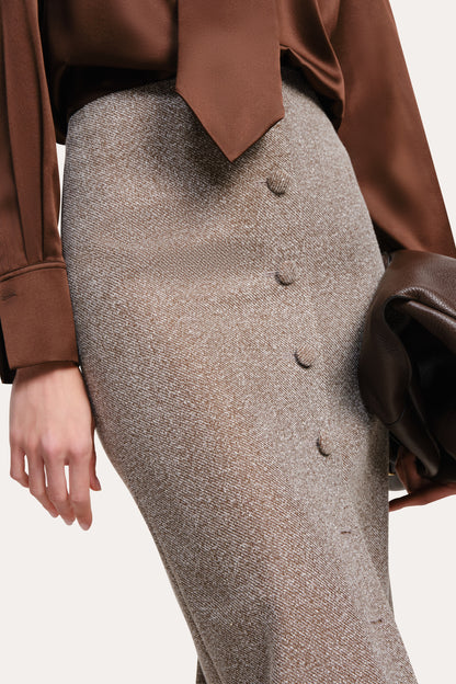 Elie Tahari Béatrice Bouclé Maxi Skirt