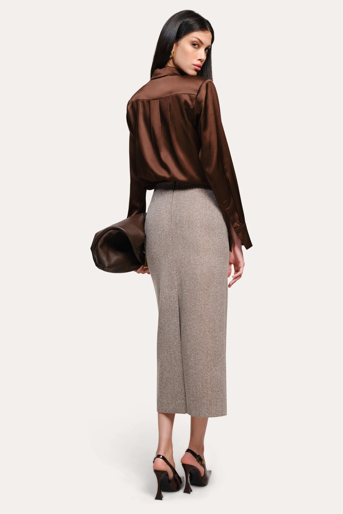 Elie Tahari Béatrice Bouclé Maxi Skirt