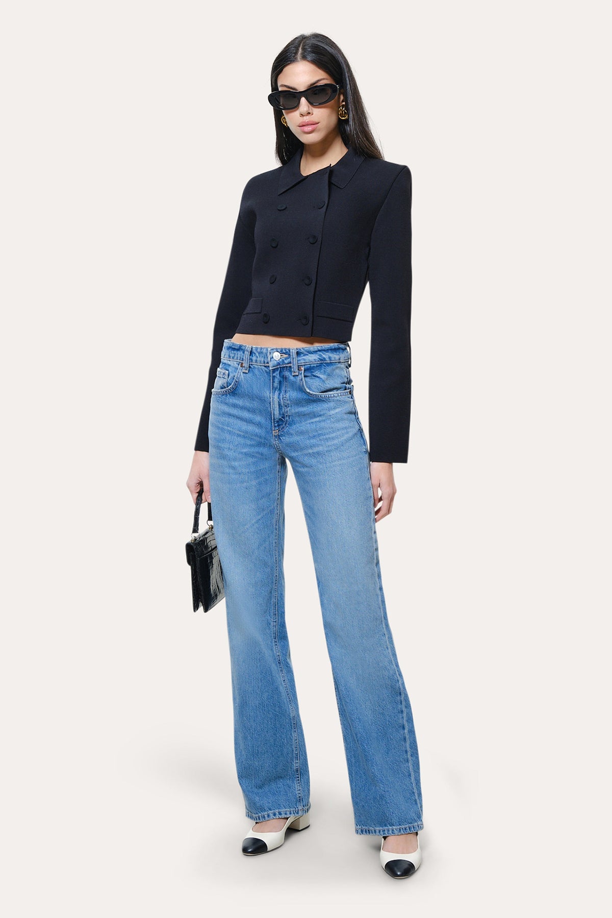 Elie Tahari Nolene Milano Sculpt Cropped Jacket