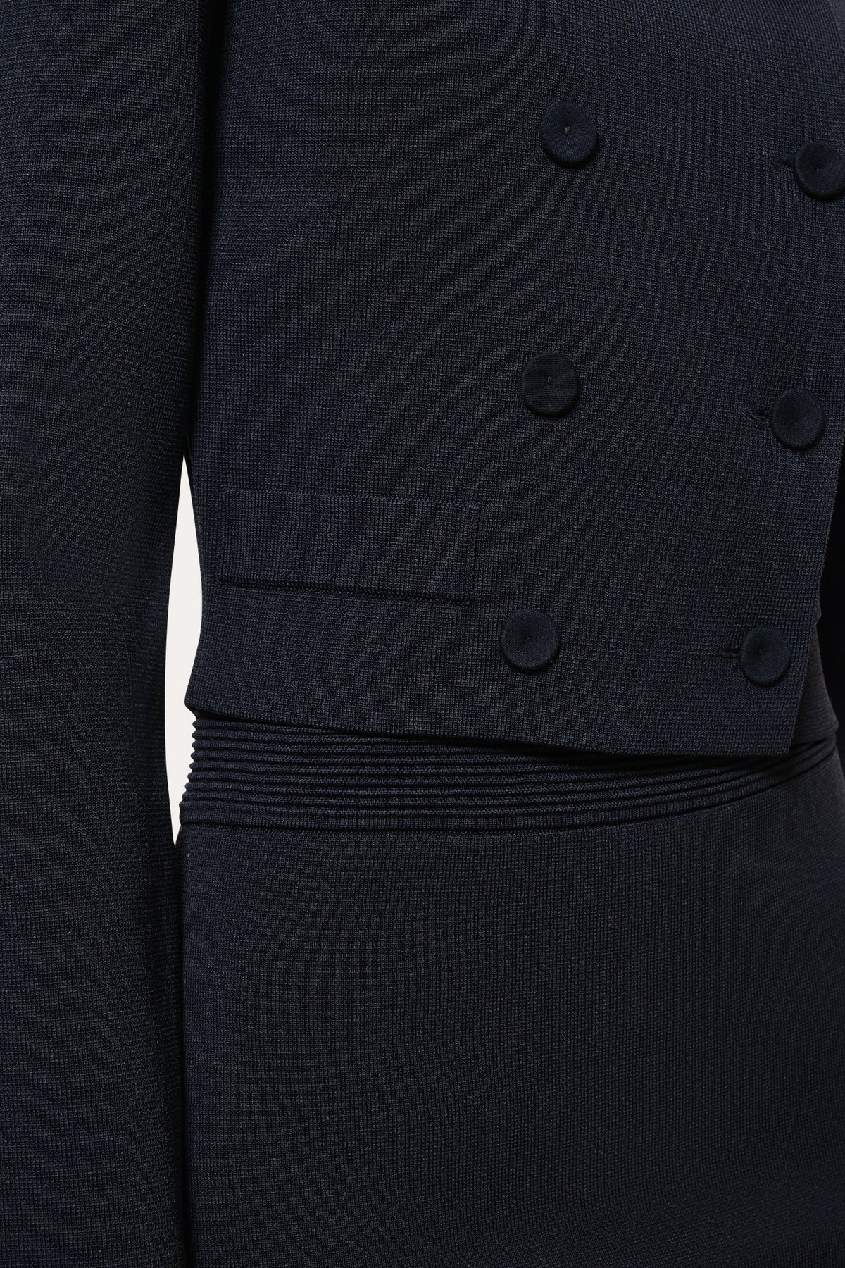 Elie Tahari Nolene Milano Sculpt Cropped Jacket