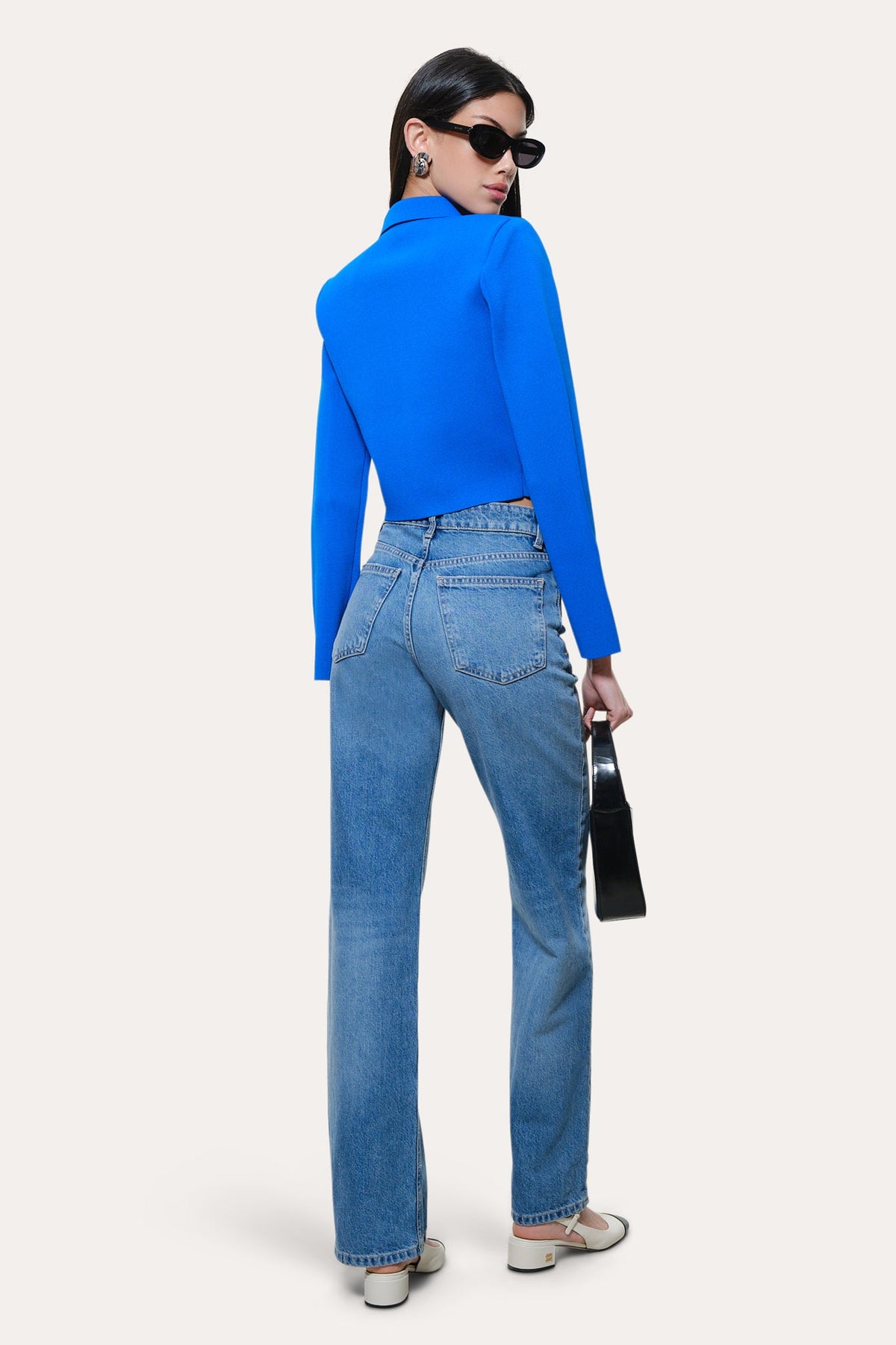 Elie Tahari Nolene Milano Sculpt Cropped Jacket