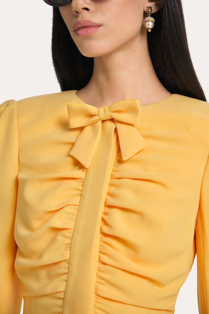 Elie Tahari Sienna Crepe Ruched Jacket