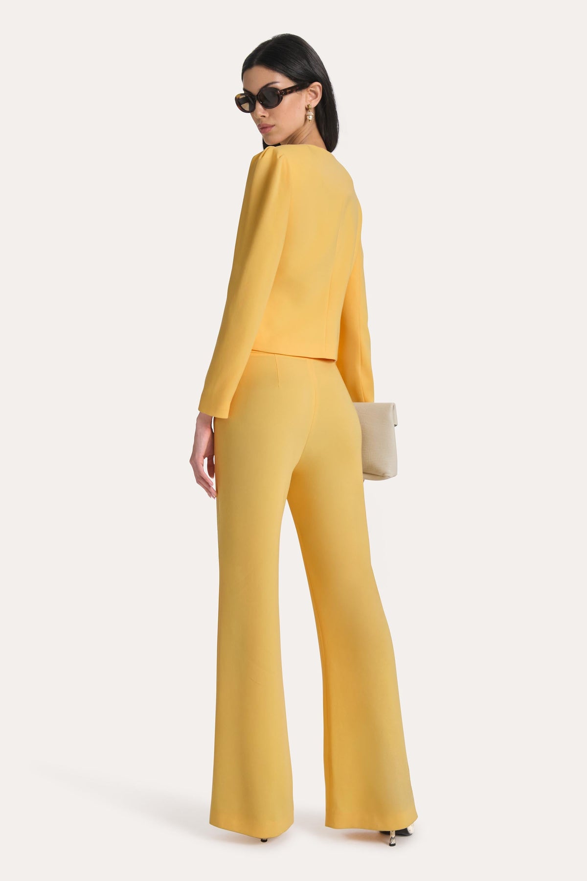 Elie Tahari Sienna Crepe Ruched Jacket