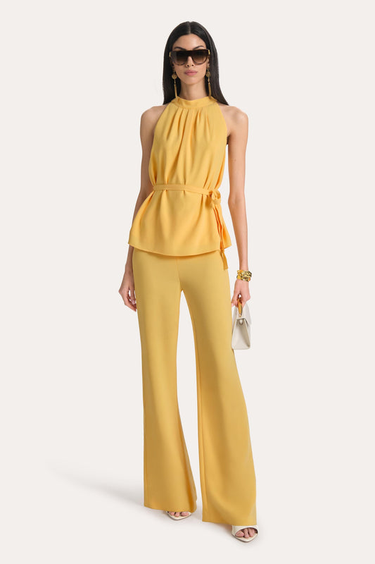 Elie Tahari Olivia Fluid Crepe Slim Pant
