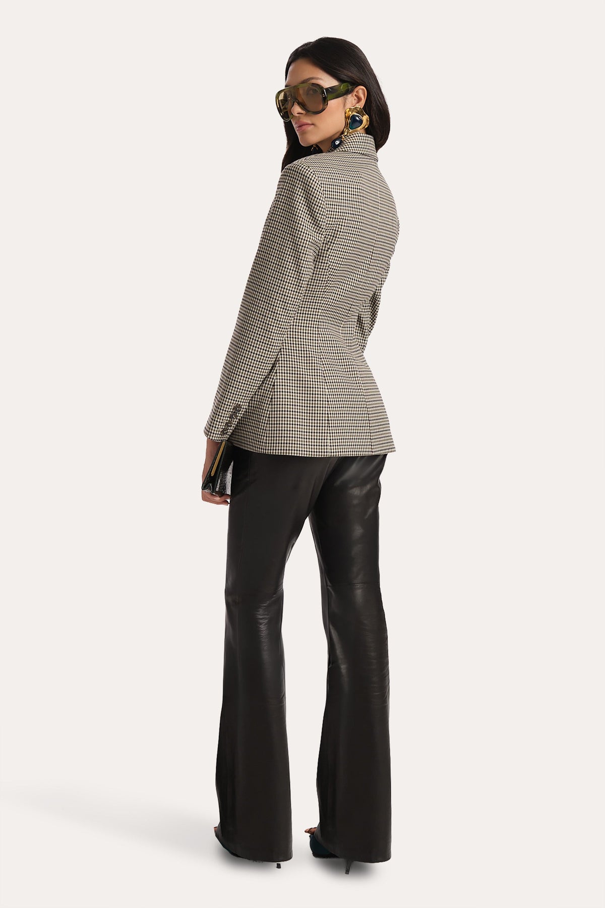 Elie Tahari Lena Italian Plaid Jacket