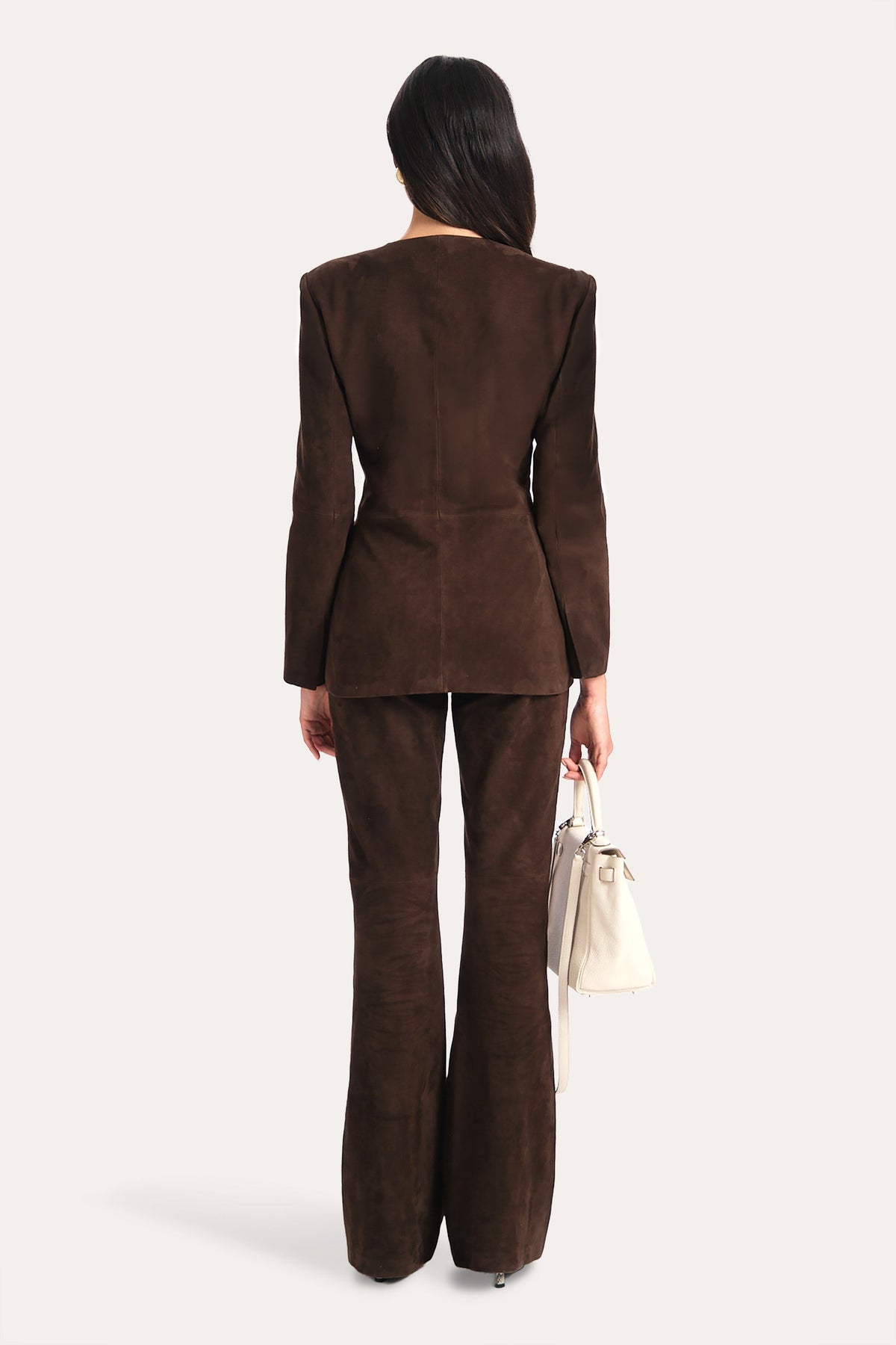 Elie Tahari Anouk Tailored Suede Jacket