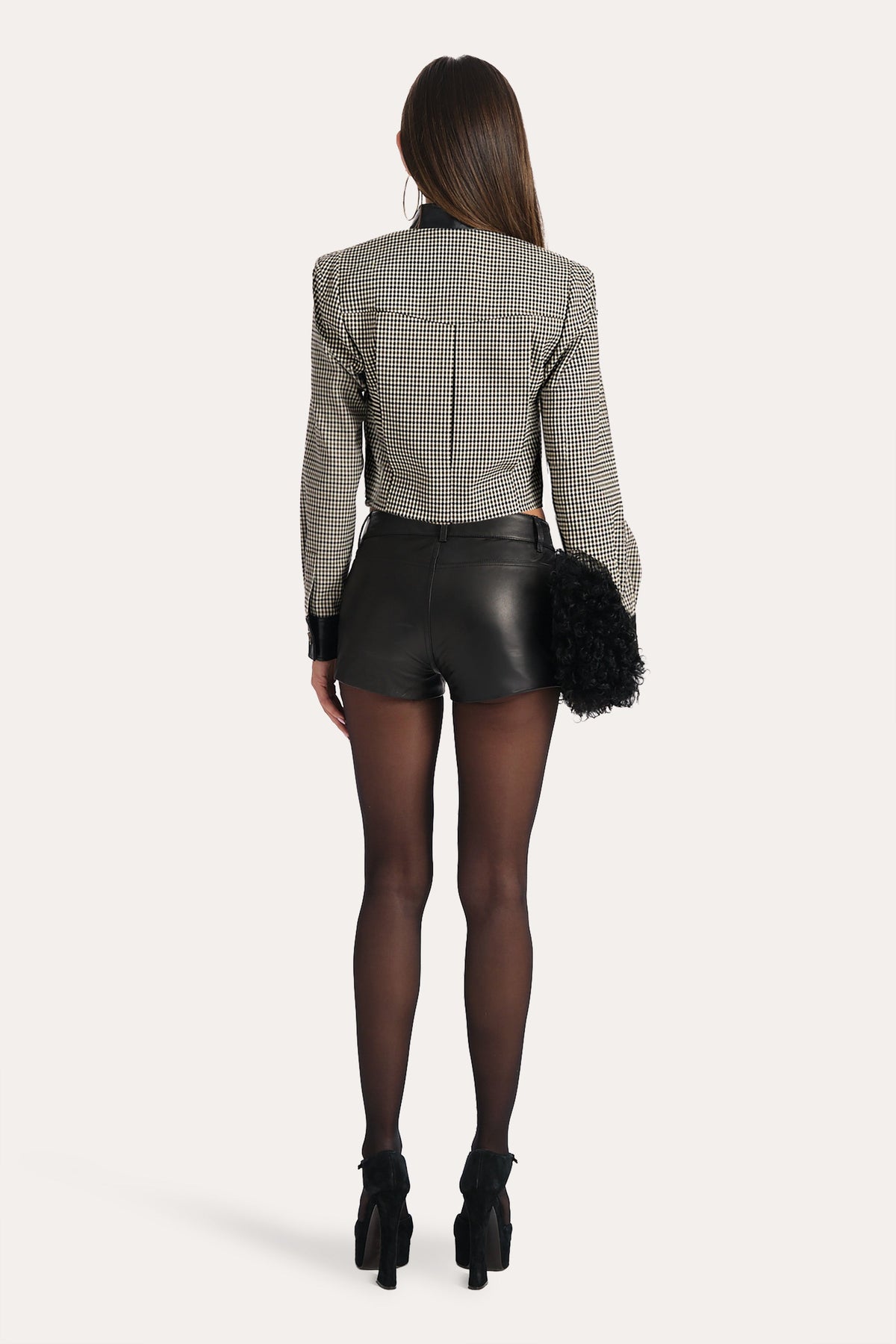 Elie Tahari Leone Italian Plaid Jacket