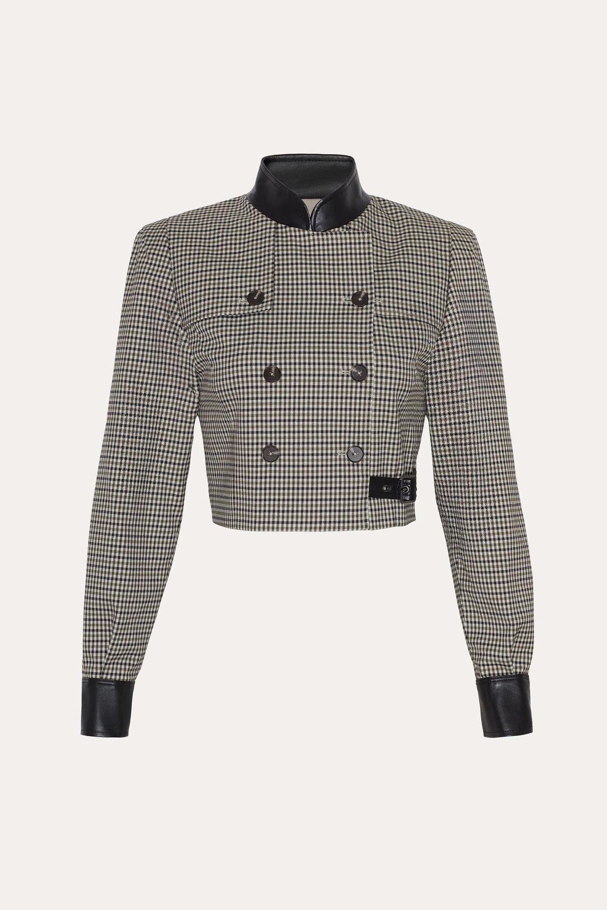 Elie Tahari Leone Italian Plaid Jacket