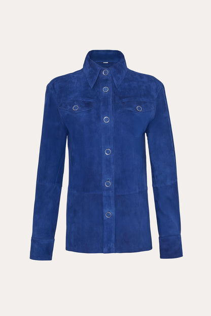 Elie Tahari Althea Suede Shacket