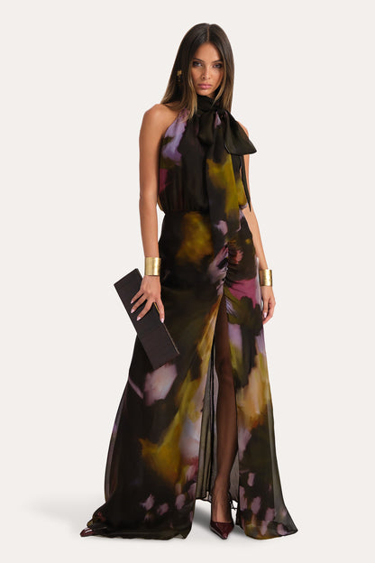 Elie Tahari Emilia Silk Printed Gown