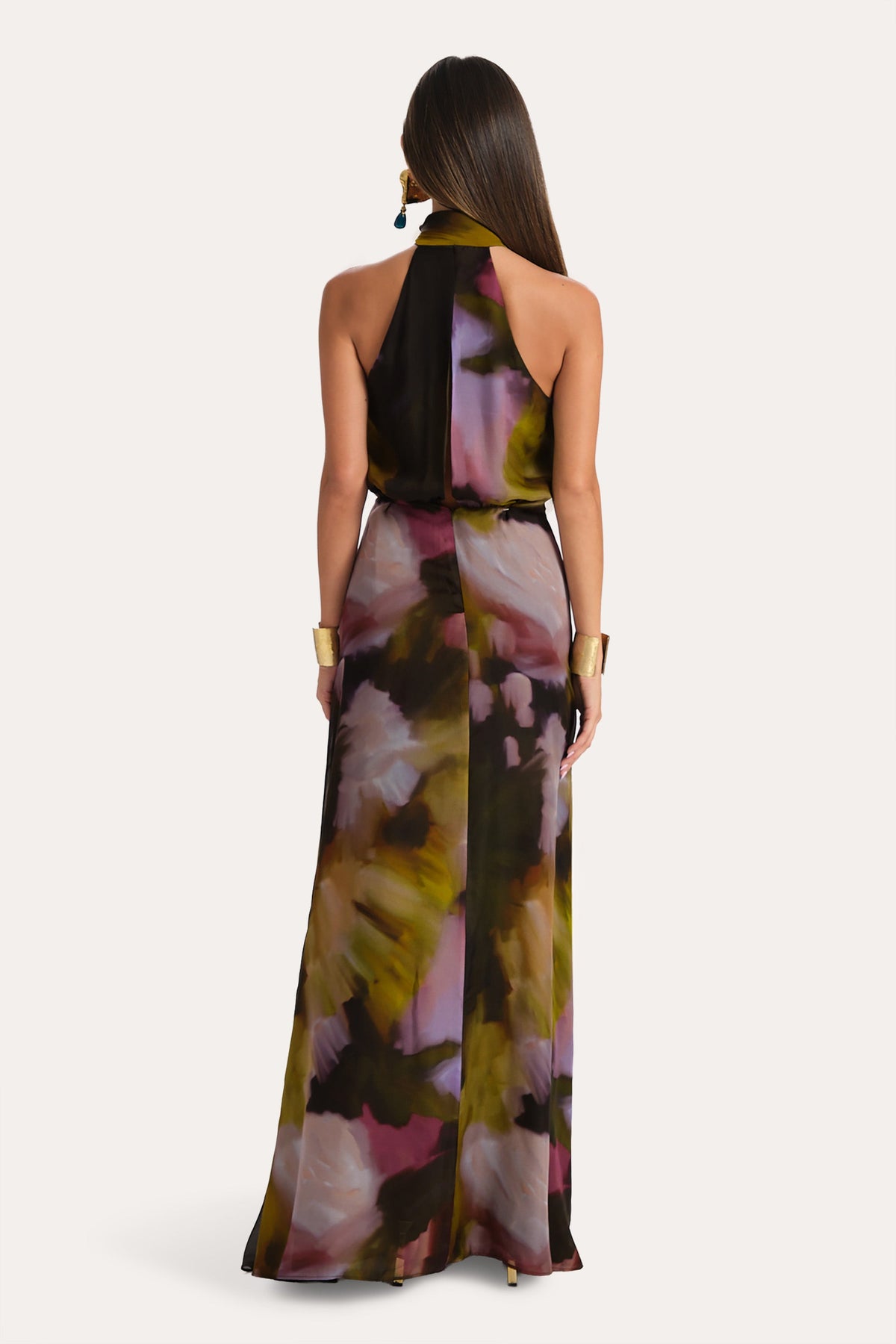 Elie Tahari Emilia Silk Printed Gown