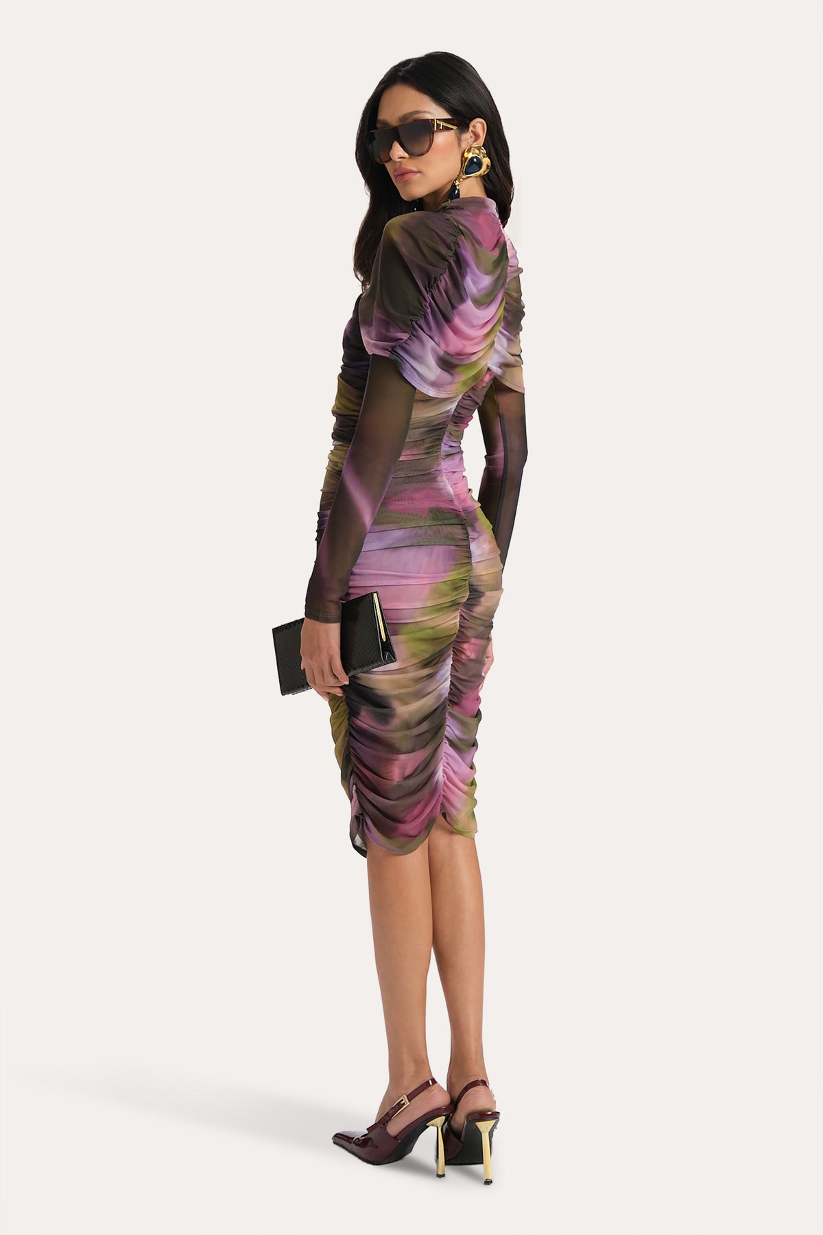 Elie Tahari Yael Ruched Dress