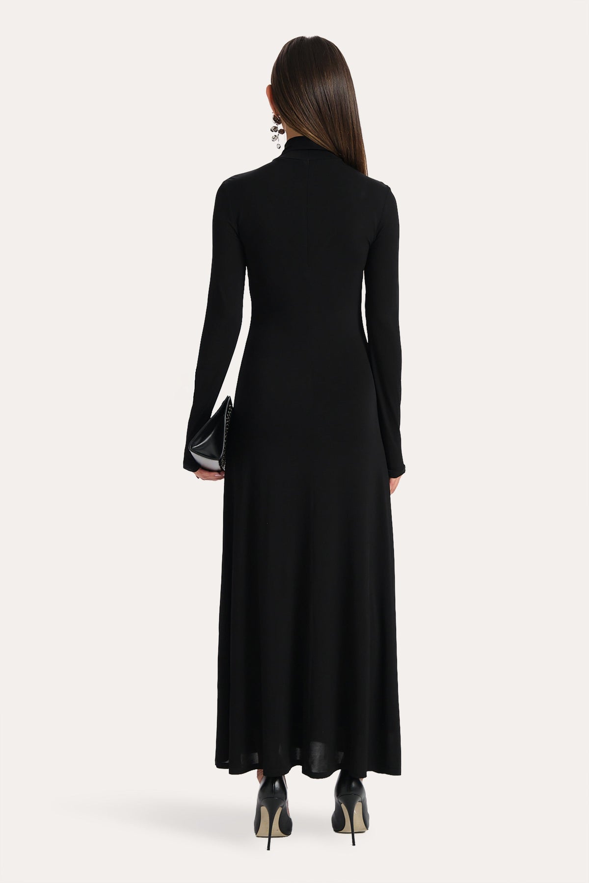 Elie Tahari Raven Keyhole Midi Dress