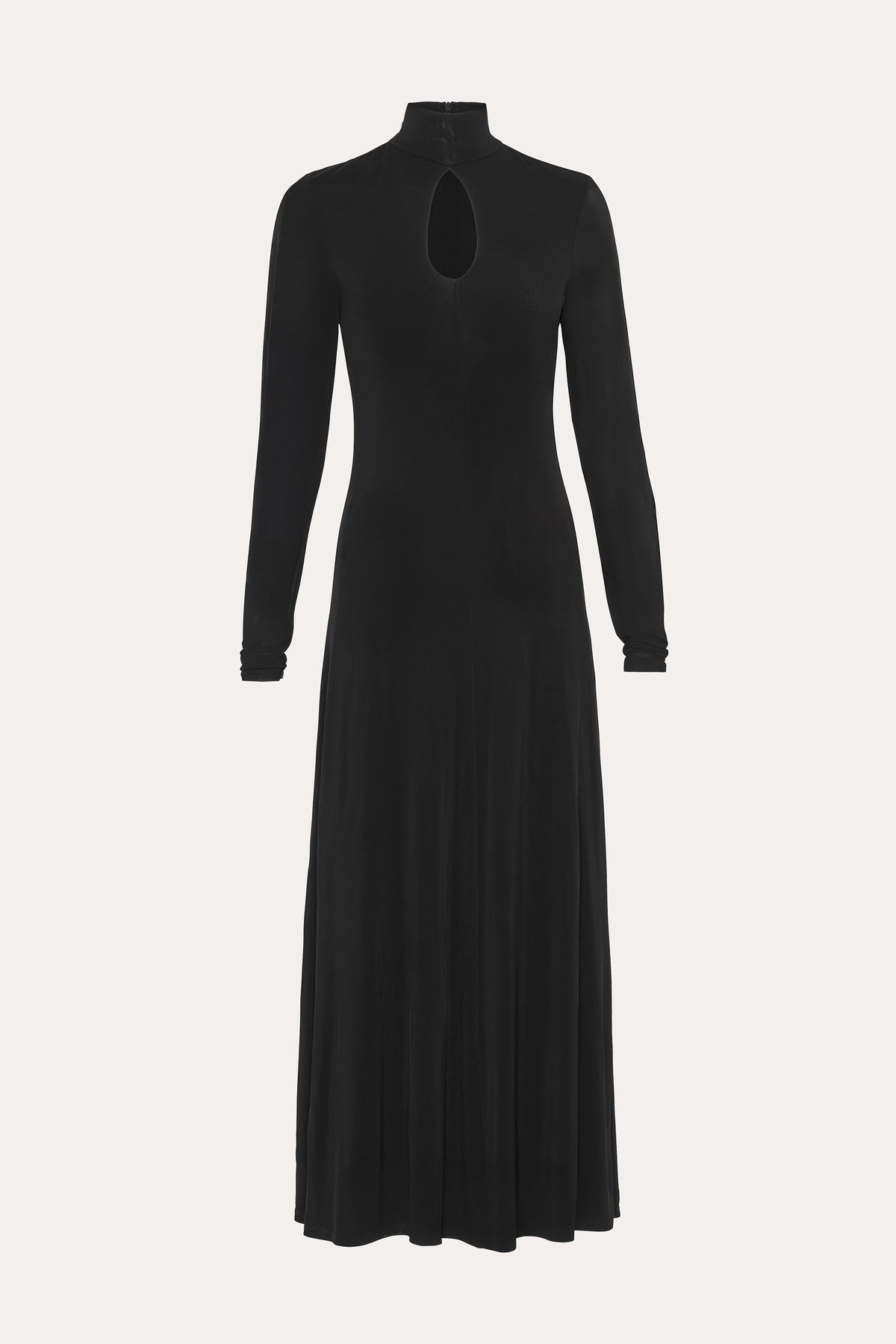 Elie Tahari Raven Keyhole Midi Dress