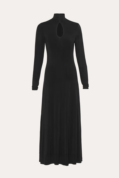 Elie Tahari Raven Keyhole Midi Dress
