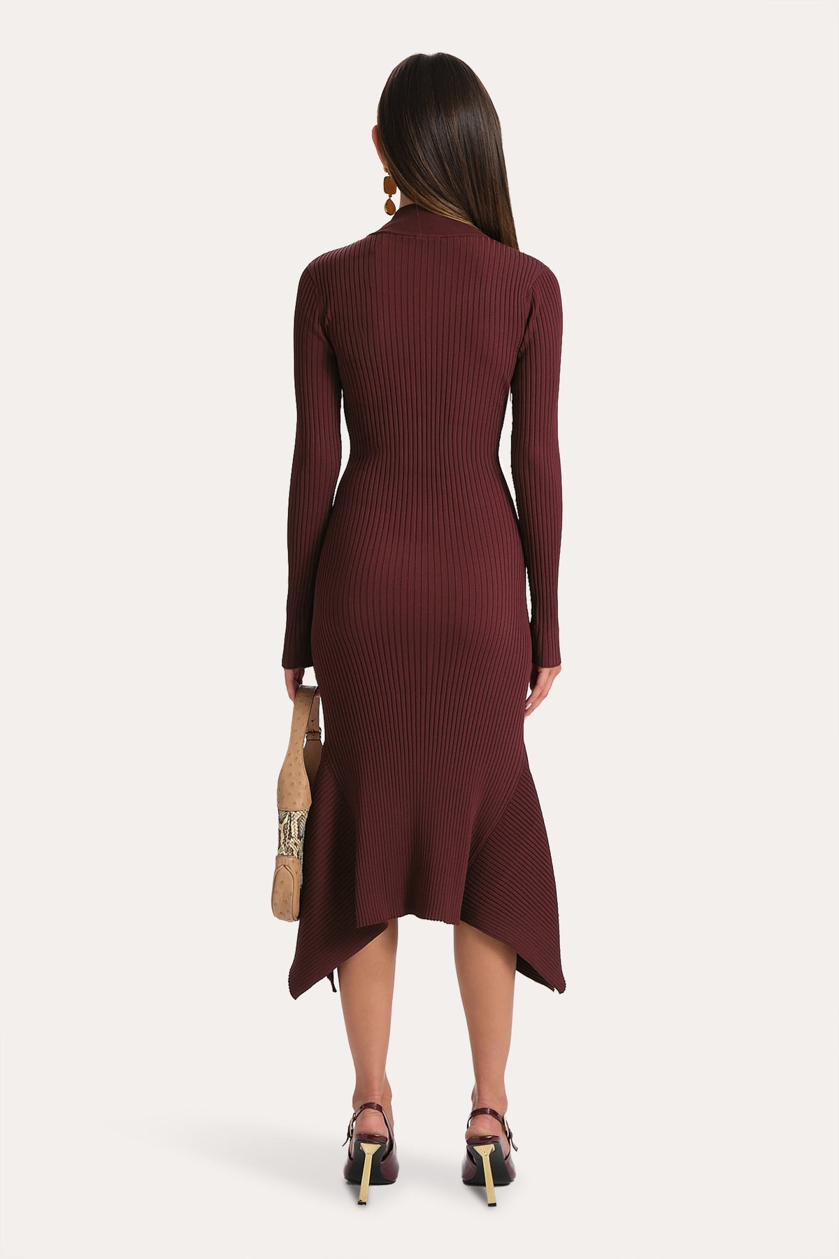 Elie Tahari Fiona Rib Sweater Dress