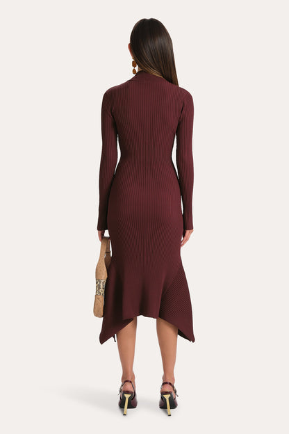 Elie Tahari Fiona Rib Sweater Dress