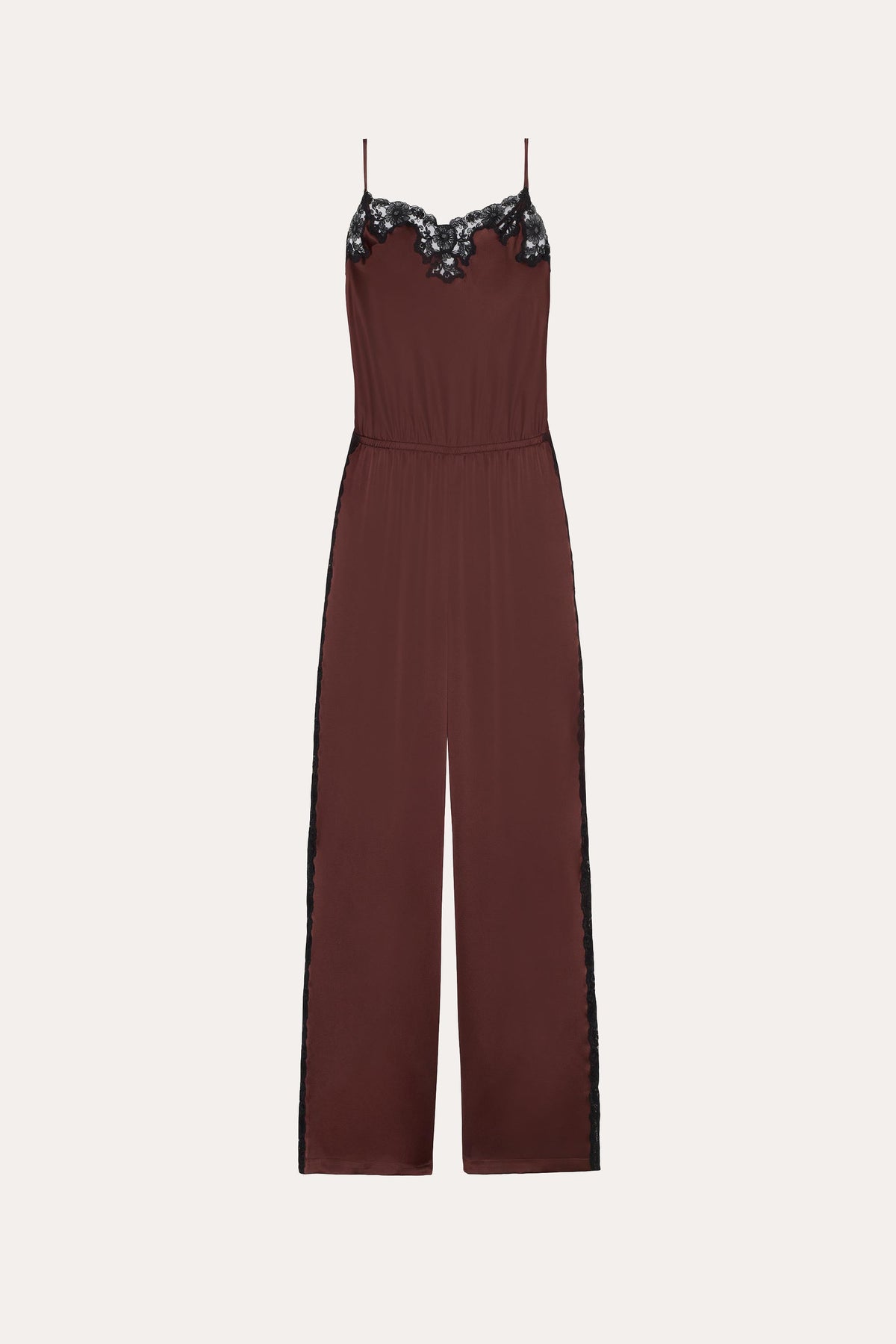 Elie Tahari Cecilia Silk Lace Jumpsuit