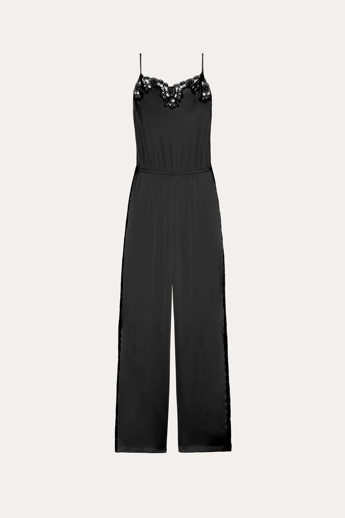 Elie Tahari Cecilia Silk Lace Jumpsuit