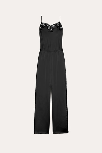 Elie Tahari Cecilia Silk Lace Jumpsuit