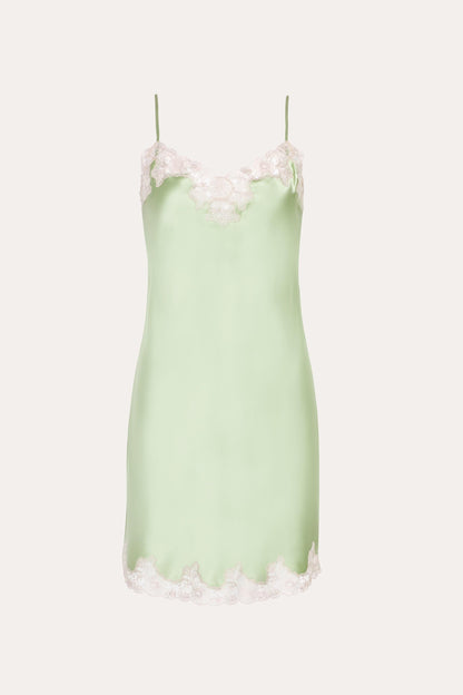Elie Tahari Bria Silk Lace Slip Dress