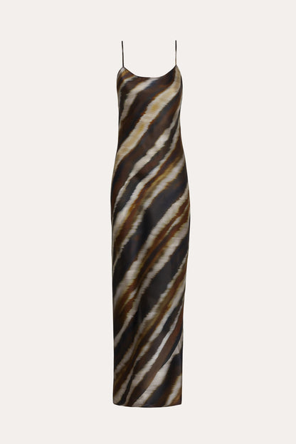Elie Tahari Lyra Silk Charmeuse Bias Dress