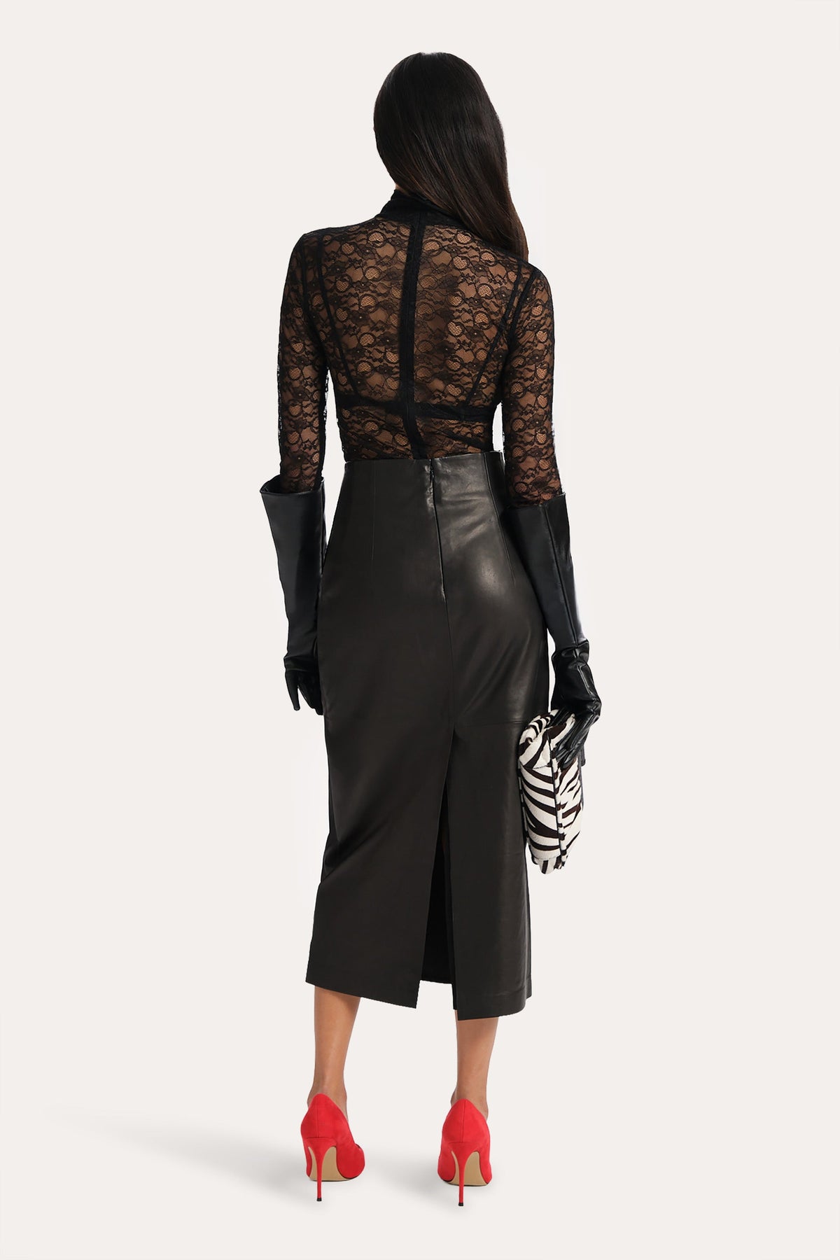 Elie Tahari Annabelle Rebrodé Lace Bodysuit
