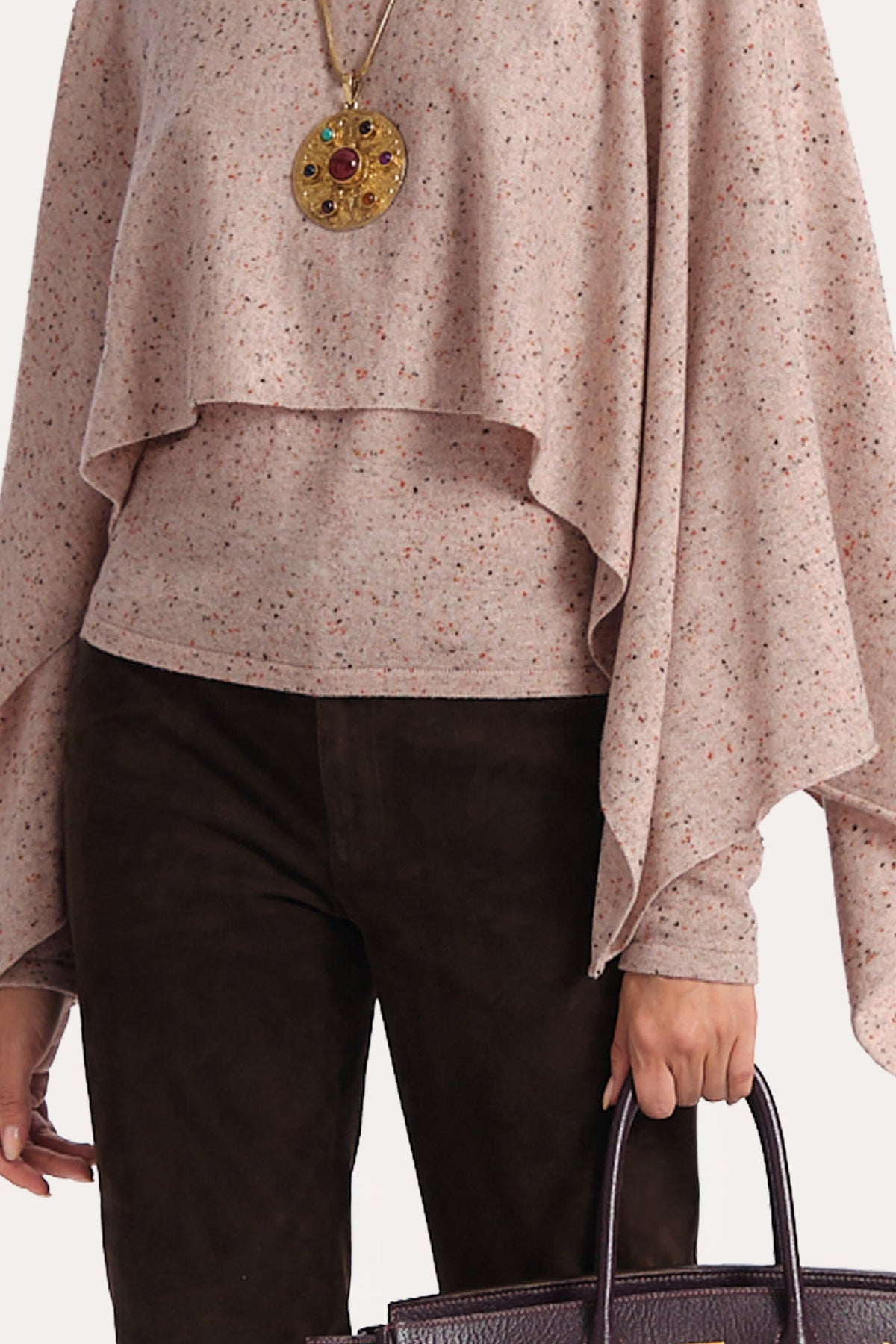 Elie Tahari Kennedy Cashmere Poncho