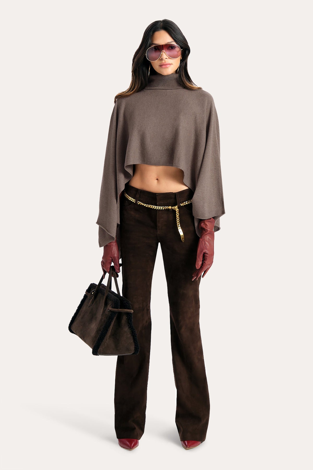 Elie Tahari Kennedy Cashmere Poncho