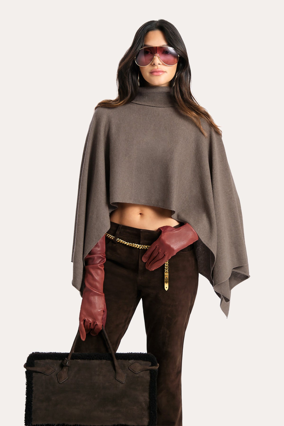 Elie Tahari Kennedy Cashmere Poncho