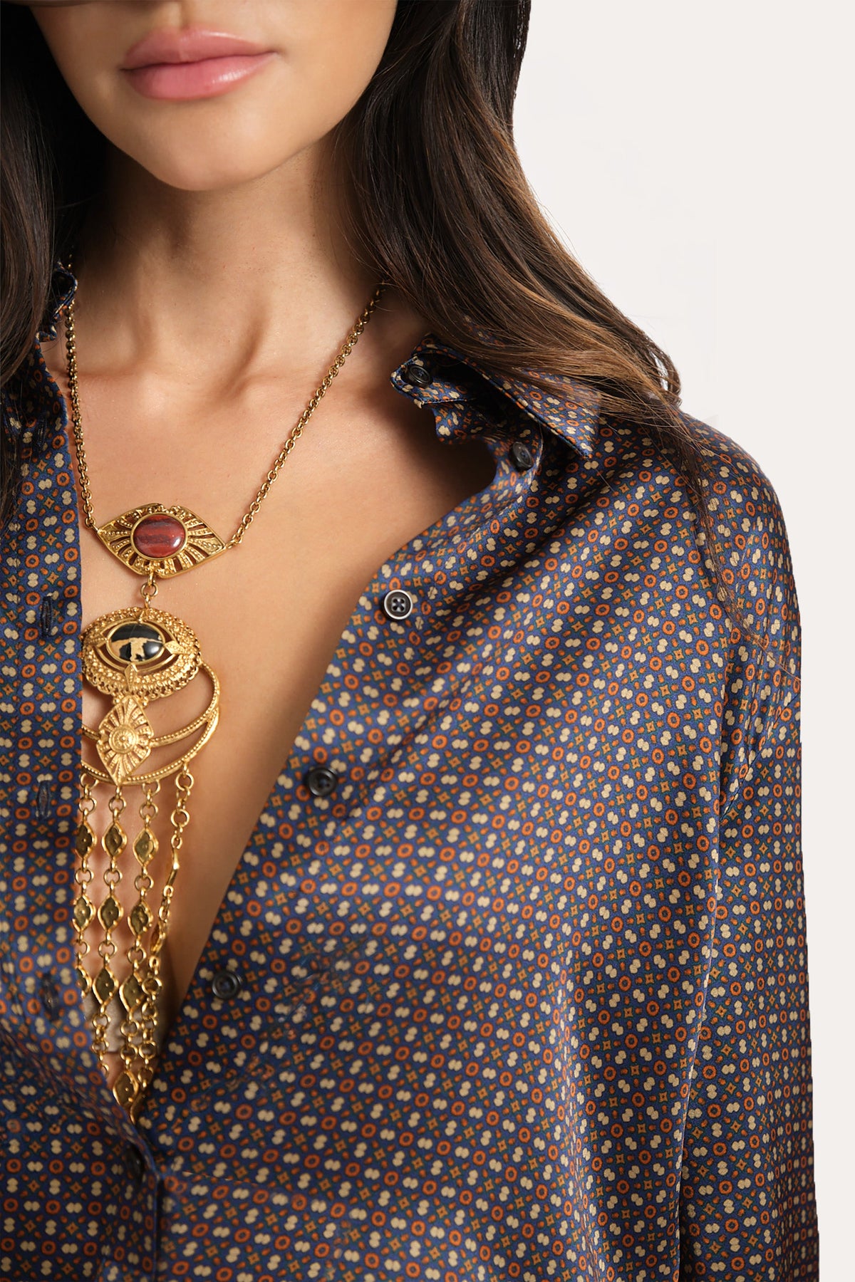Elie Tahari Giselle Silk Blouse
