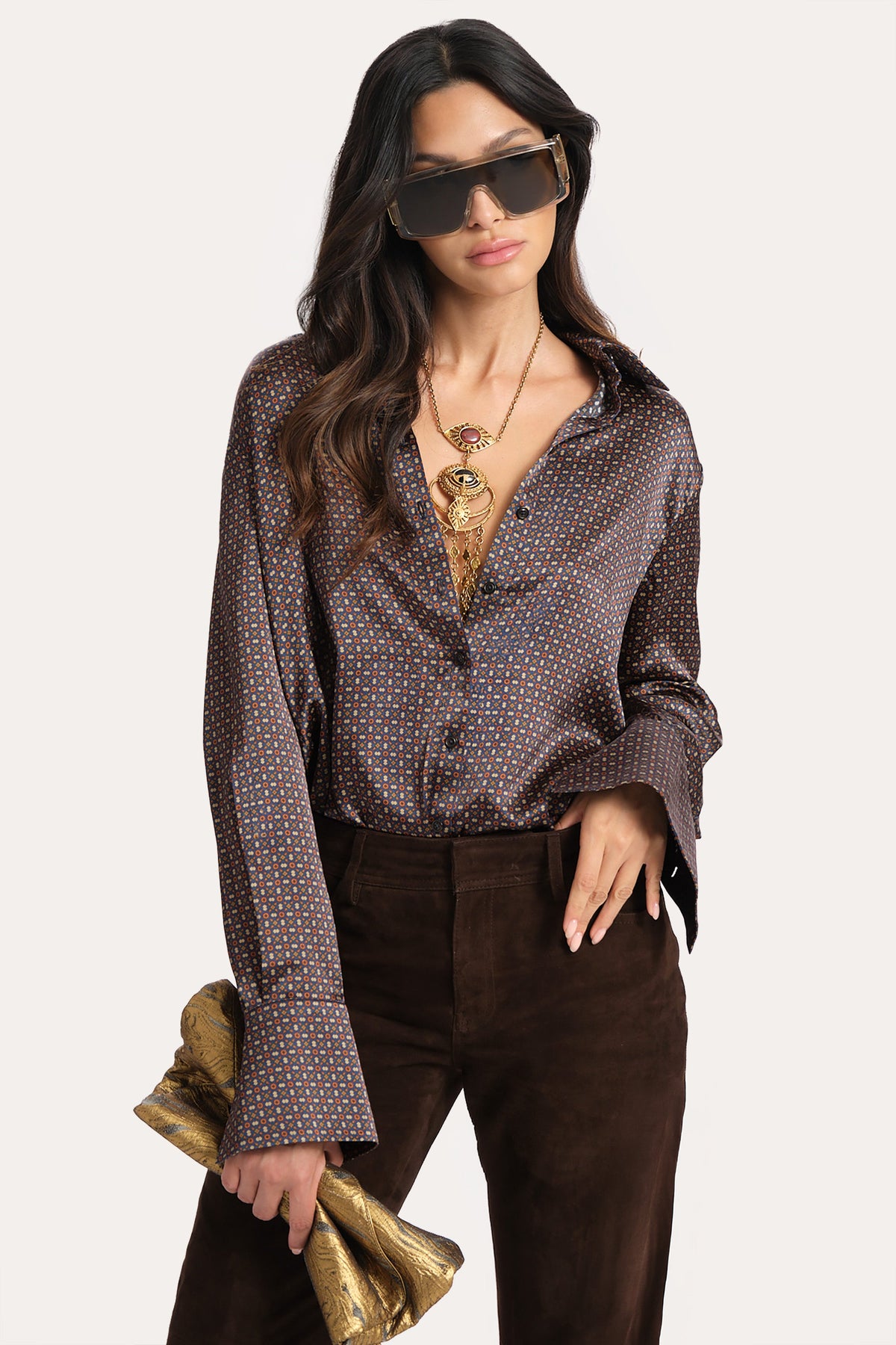 Elie Tahari Giselle Silk Blouse