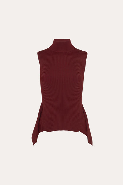 Elie Tahari Francesca Rib Sweater Top