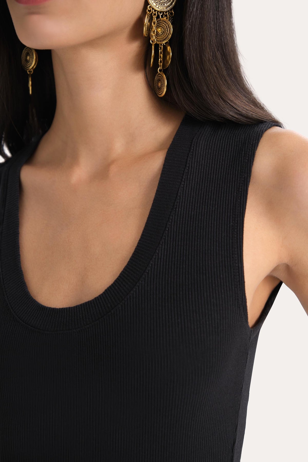 Elie Tahari Rosie Rib Tank